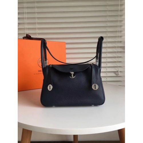 Hermes Lindy Original Togo sac en cuir 5086 noir