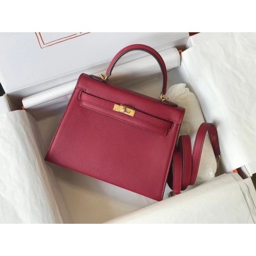 Hermes Original Epsom Cuir KEL2578 Bordeaux