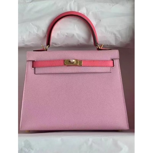 Hermes Original Epsom Leather KEL2578 rose&rose