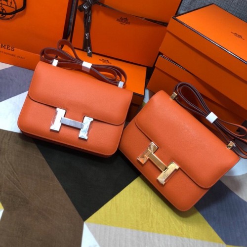 Hermes Original Espom Sac Constance en cuir 5333 orange