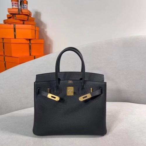 Hermès Original Togo Cuir HB30O noir