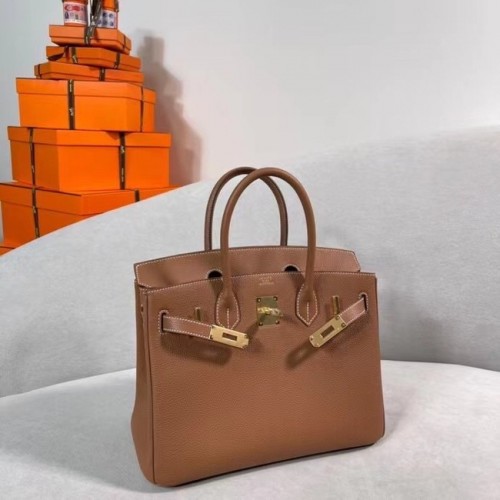 Hermès Original Togo Cuir HB30O marron
