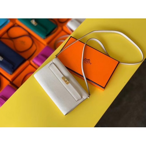 Hermes Original kelly espom cuir to go woc Bag H4087 crème