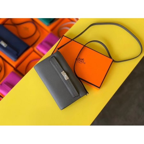 Hermes Original kelly espom cuir to go woc Bag H4087 gris