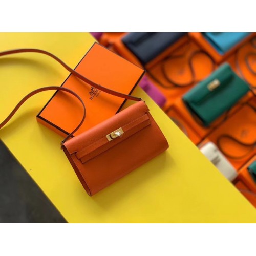 Hermes Original kelly espom cuir to go sac woc H4087 orange