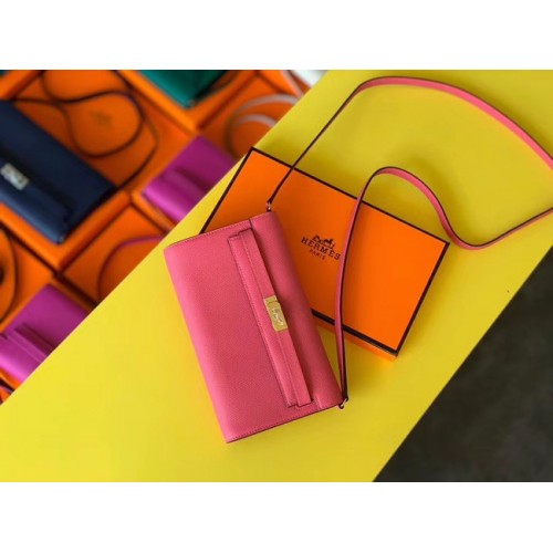 Hermes Original kelly espom cuir to go sac woc H4087 rose