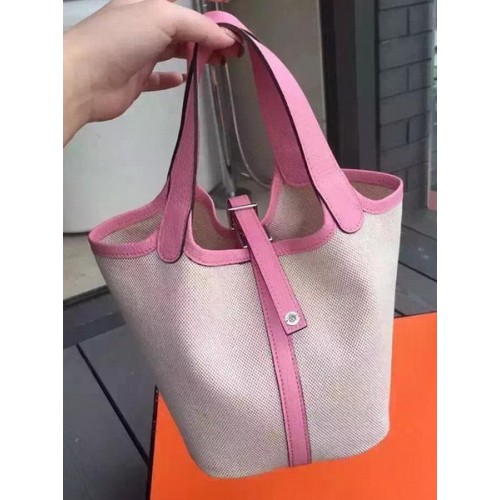 Sac Hermes Picotin Lock 18cm Toile HPL8618T Sakura