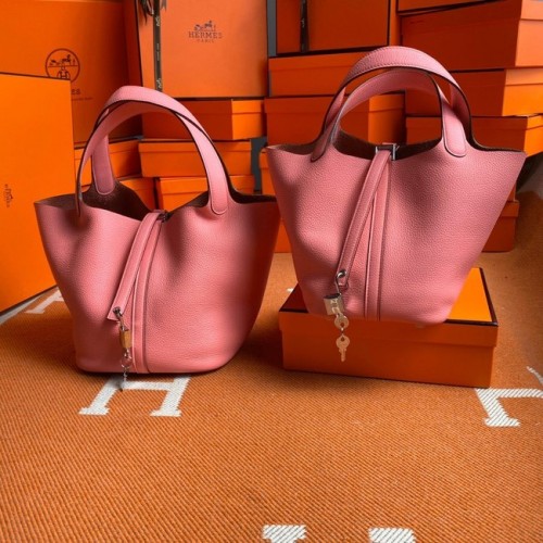 Hermes Picotin Lock Sacs Original togo Cuir PL3388 rose