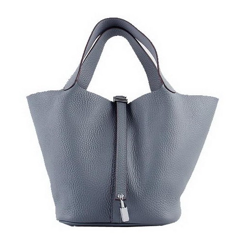 Hermes Picotin Lock PM Sacs Clémence Cuir H8615 Gris