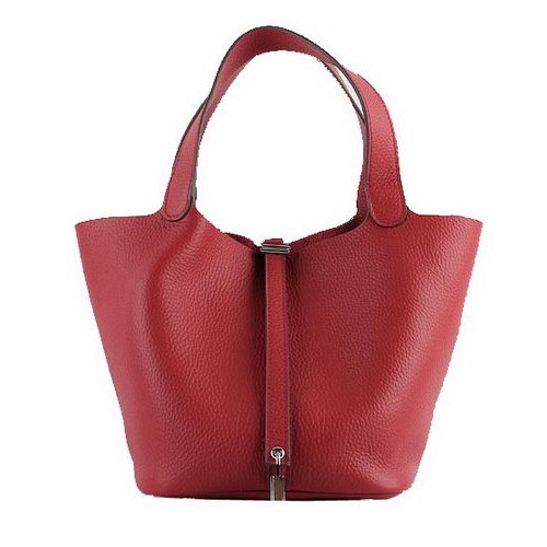 Hermes Picotin Lock PM Sacs Clémence Cuir H8615 Rouge