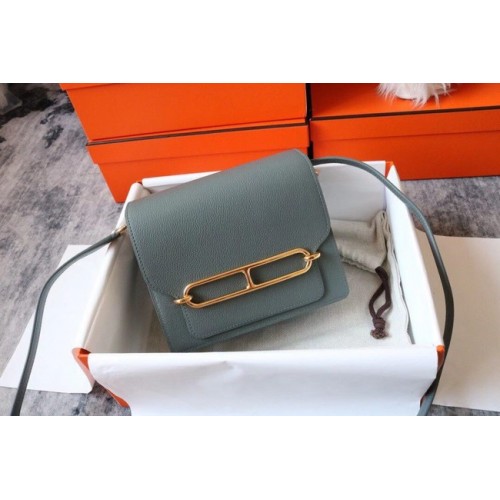 Hermès Roulis 19cm Evercolor 9D H9003 gris&Or