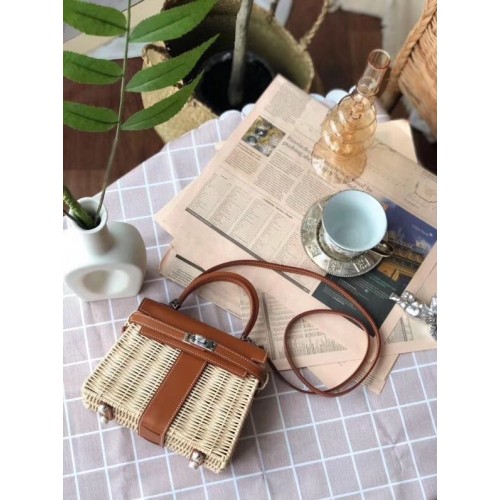 Hermès sac pique-nique kelly 9810 marron