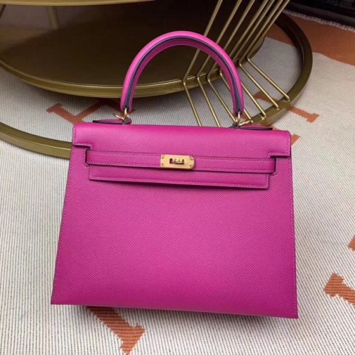 Hermès original Kelly Epsom cuir KL32 rose