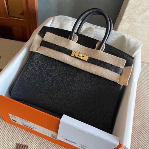 Hermès Original Togo Cuir HB25O Noir