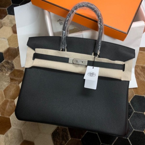 Hermès Original Cuir Togo HB35O Noir