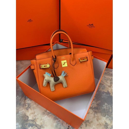 Hermès Original Togo Cuir HB35O Orange