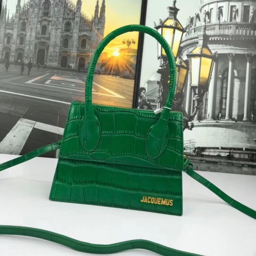 Jacquemus Original Mini sac à main en cuir J8088 Vert