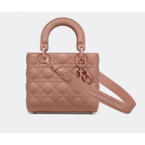LADY DIOR MY ABCDIOR SAC Blush Ultramatte Cannage Cuir de veau M0538SLOI
