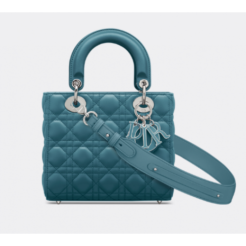 LADY DIOR MY ABCDIOR SAC Cannage Agneau M0538O bleu