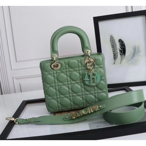 LADY DIOR MY ABCDIOR SAC Cannage Agneau M0538O vert