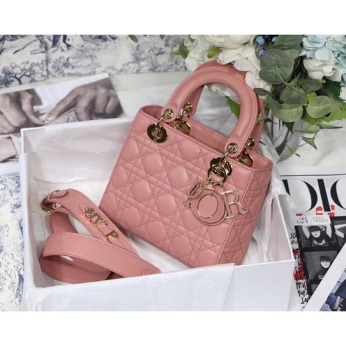 LADY DIOR MY ABCDIOR SAC Cannage Agneau M0538O rose