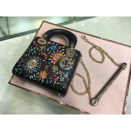 LADY DIOR cuir bovin brodé M05055