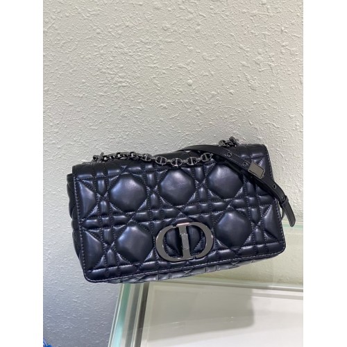 GRAND SAC DIOR CARO Agneau Cannage Dégradé M9243E noir