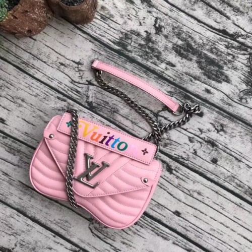 LOUIS VUITTON NEW WAVE CHAIN SAC MM M51944 rose