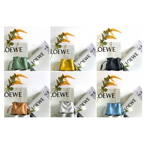 Loewe Lucky Mini sac en cuir d'origine LE10198