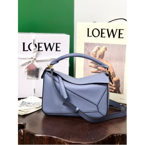 Loewe Puzzle Bag Cuir 1609 bleu