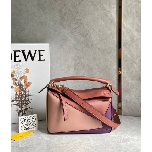 Loewe Puzzle Bag Cuir d'origine 61837 rose
