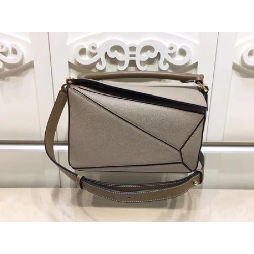 Loewe Puzzle Sac fourre-tout en cuir de veau 9122 Gris