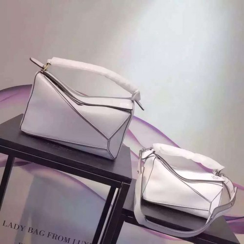 Loewe Puzzle Grand Sac L9120 Blanc