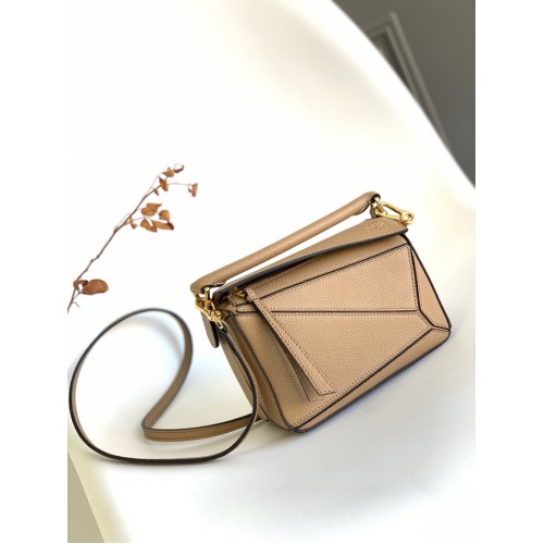 Loewe mini Puzzle Bag Original Cuir 6124 Abricot