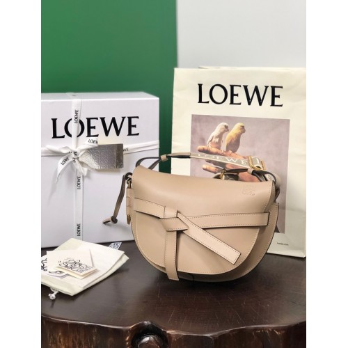 Loewe petits sacs à bandoulière en cuir d'origine 8087 abricot