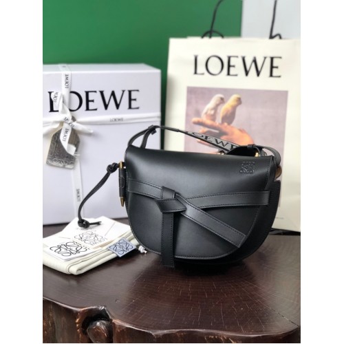 Loewe petits sacs à bandoulière en cuir d'origine 8087 noir