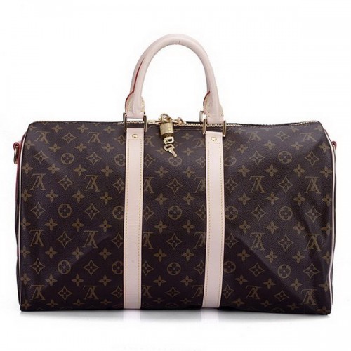 Louis Vuitton Monogram Canvas Keepall 45 avec bandoulière M41418