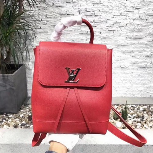 Louis Vuitton 2018 Printemps-Été LOCKME SAC À DOS M41815 Rouge