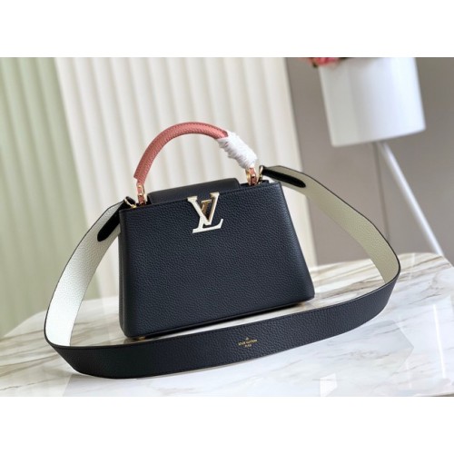 Louis Vuitton CAPUCINES BB M48865 noir&rose