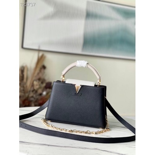 Louis Vuitton CAPUCINES BB M48865 noir&blanc