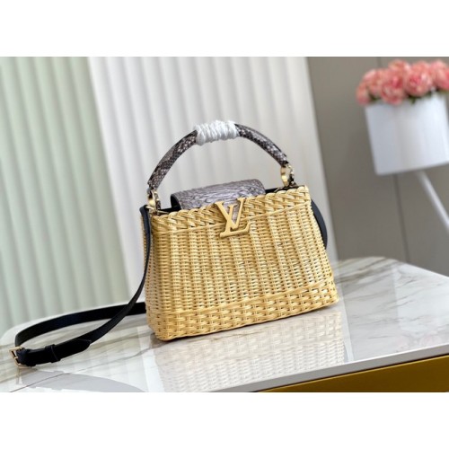 Louis Vuitton CAPUCINES BB M55011 gris