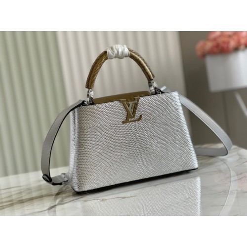 Louis Vuitton CAPUCINES BB M59266 argent