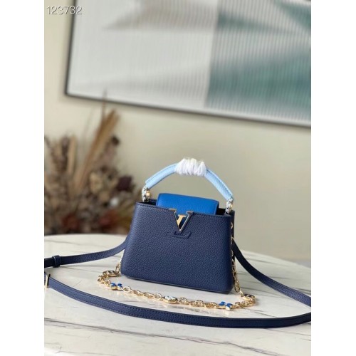 Louis Vuitton CAPUCINES MINI M20708 bleu&bleu ciel
