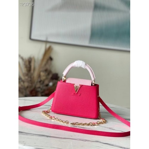 Louis Vuitton CAPUCINES MINI M20708 rose&rose