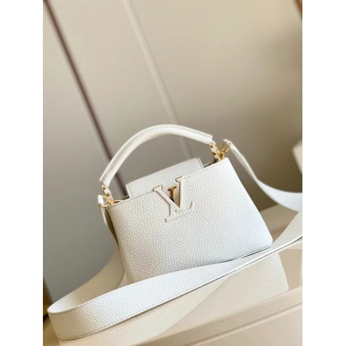 Louis Vuitton CAPUCINES MINI M55985 blanc