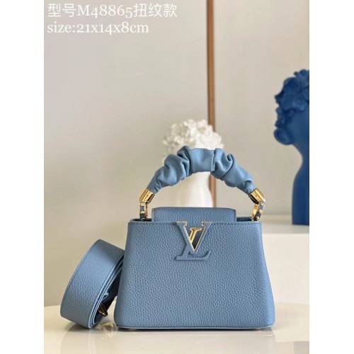 Louis Vuitton CAPUCINES MINI M58586 Bleu Crépuscule