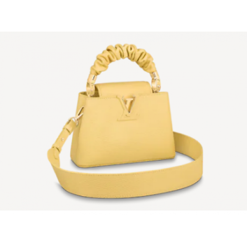 Louis Vuitton CAPUCINES MINI M58586 Jaune Gingembre