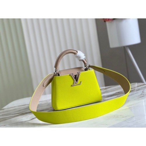 Louis Vuitton CAPUCINES MINI M59205 Citron&gris clair