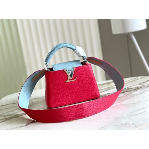 Louis Vuitton CAPUCINES MINI M59205 rouge&bleu ciel