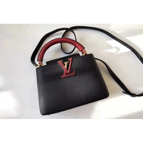 Louis Vuitton CAPUCINES MINI N94047 noir&rouge